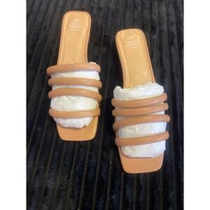 Oasis Society Flora Nude Strappy Sandal - Women’s Size 10